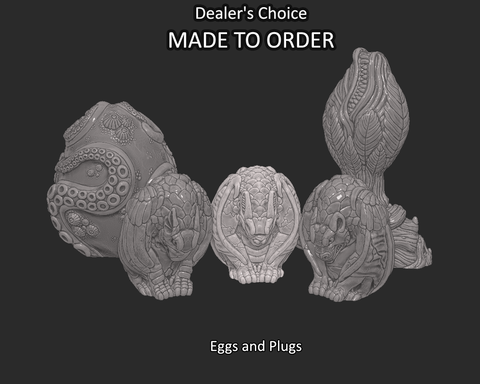 MADE TO ORDER (MTO): Eggs and Plugs
